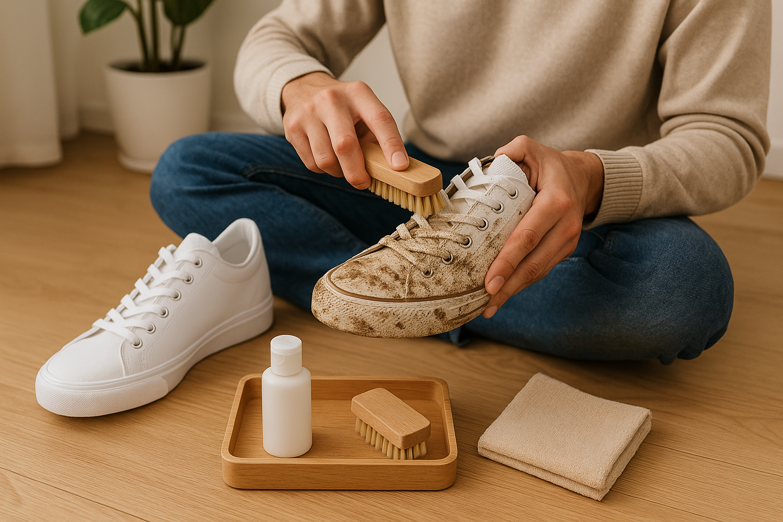How to Clean White Shoes at Home