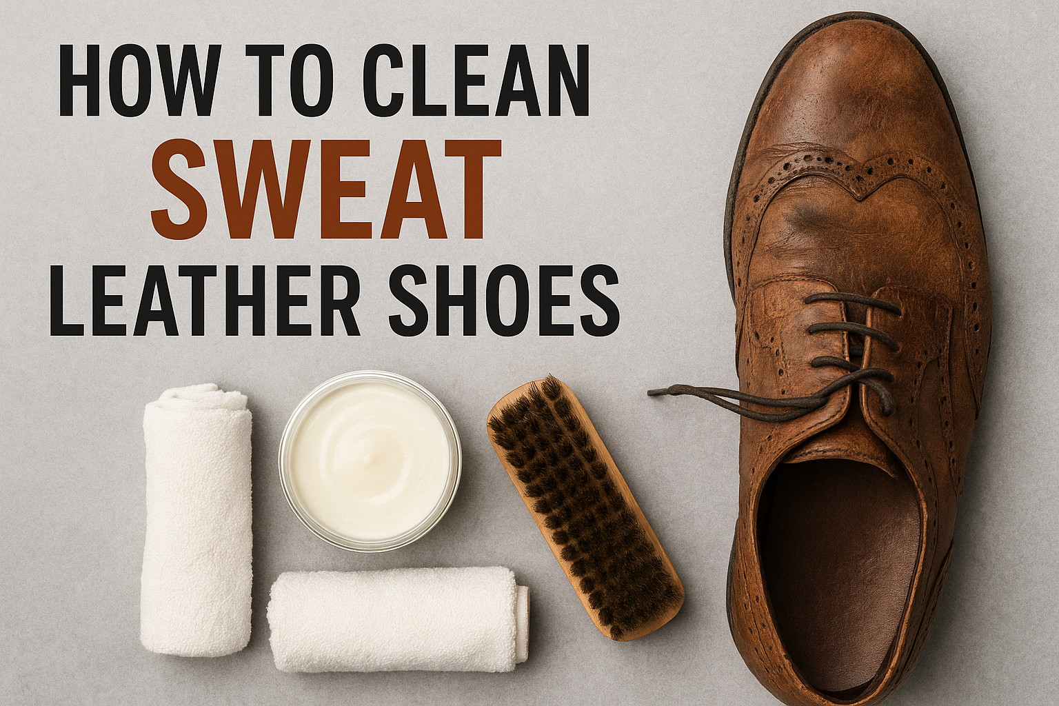 How to Clean Sweat Leather Shoes Without Damaging Them