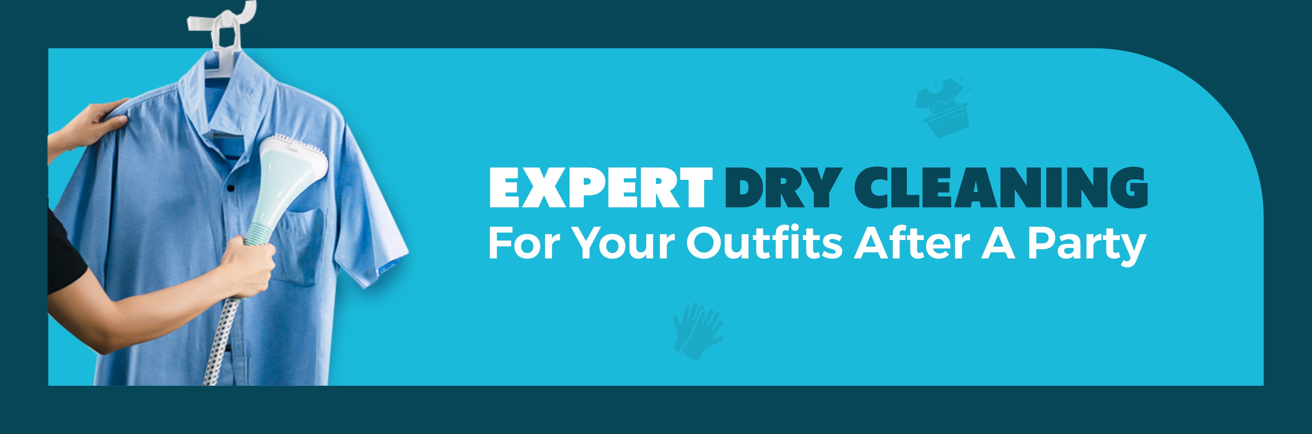 Expert dry cleaning for your outfits after a party
