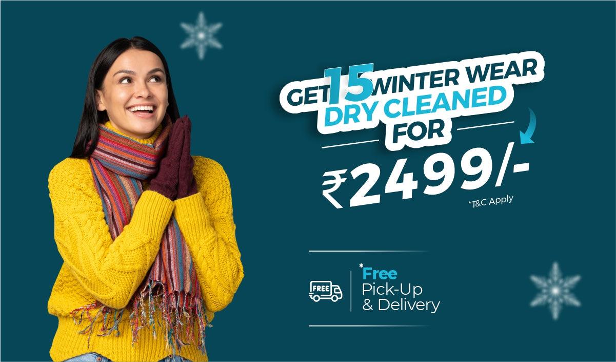 Winter Dry Clean 15 garments - Ironout