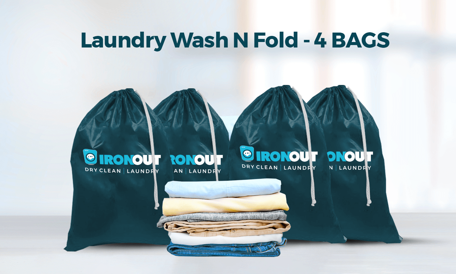 Wash n Fold- 4 Bag - Ironout